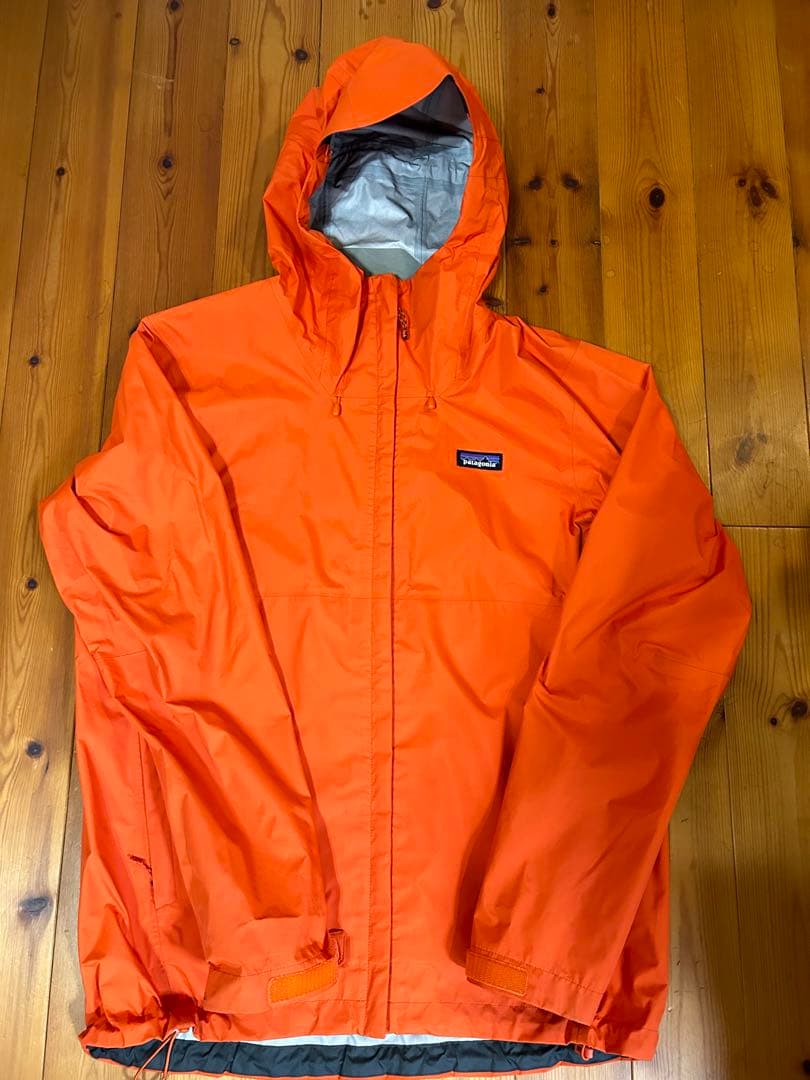 Patagonia トレントシェル3L オレンジ Mサイズ - メルカリ