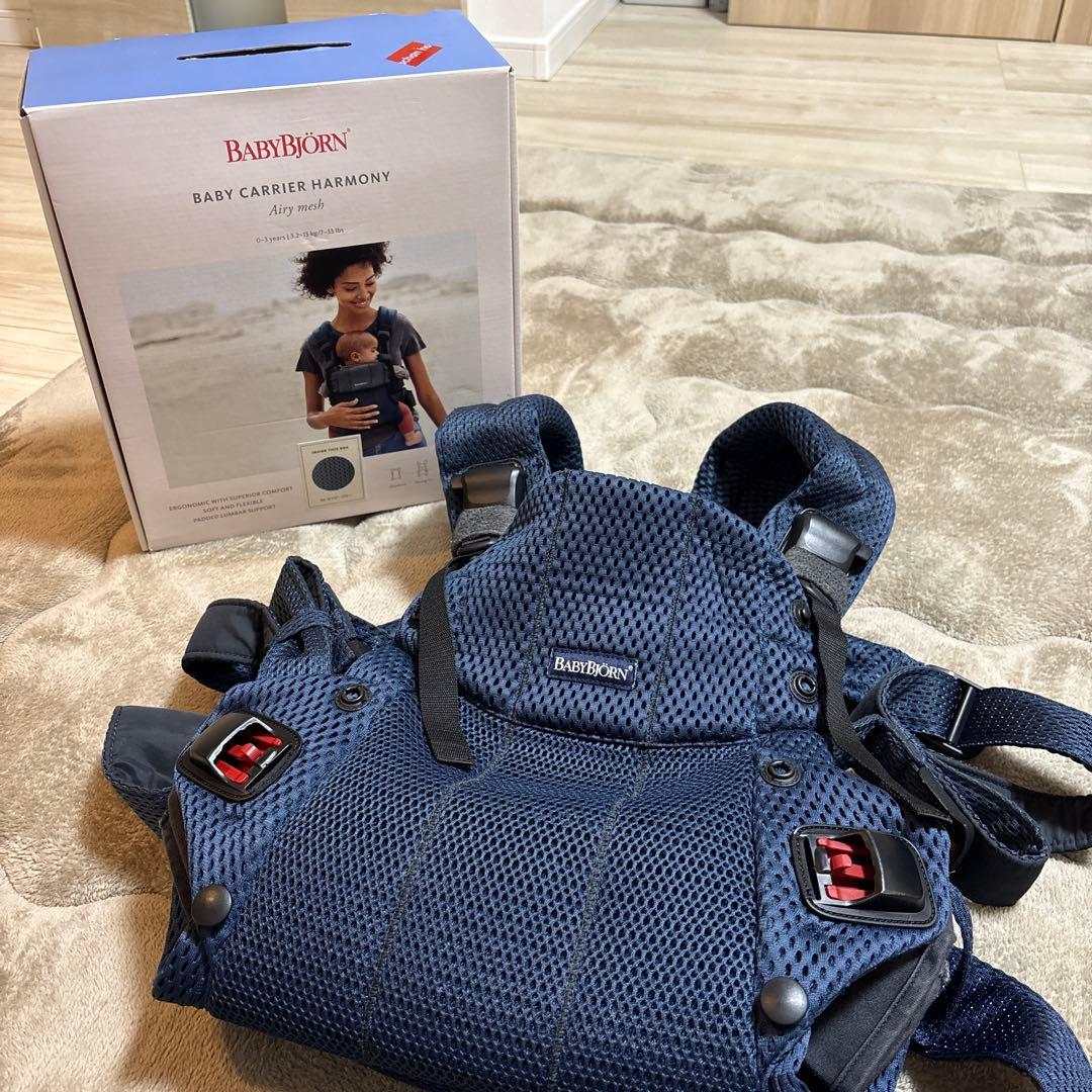 BABYBJORN Baby Carrier Harmony ネイビー Amazon.com: BabyBjörn Baby Carrier Harmony, Anthracite, 3D Mesh