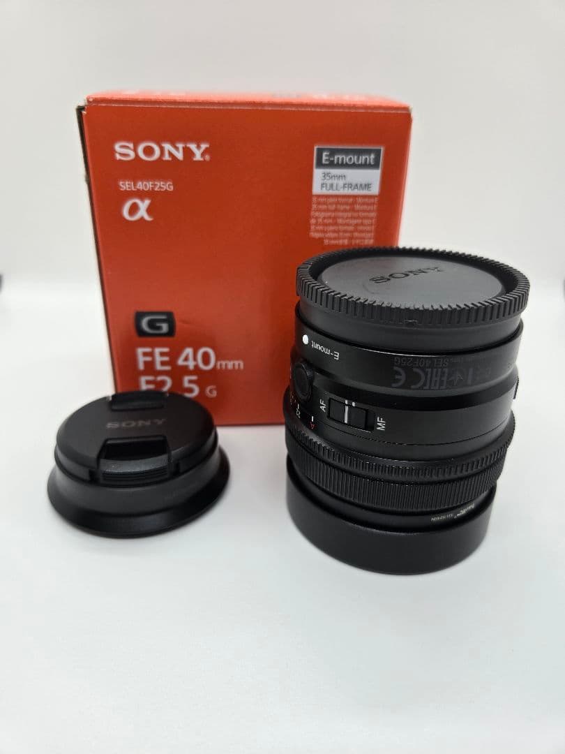 レンズ(単焦点) Fe 40mm f2.5 G + hoage hood Sedf27389394d4df7ad02835d97a0d