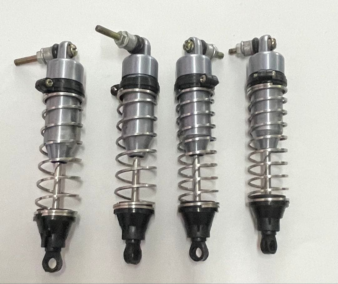 z*e様 タミヤ製ハイキャップアルミオイルダンパーフロントリア4本セット Amazon | OPパーツ アルミ オイルダンパー 4本セット タミヤ1/10グラス