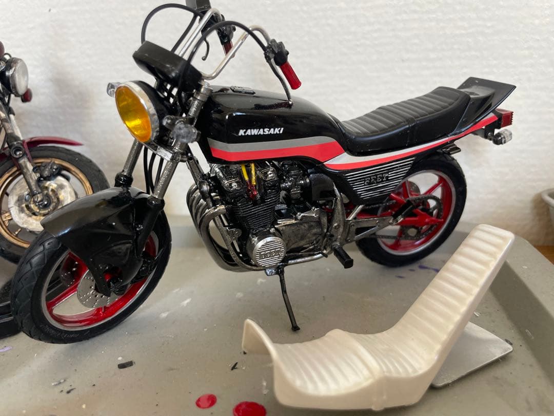 アオシマ z400gp 俺のマシン 族車 旧車 暴走族 プラモデル 完成品