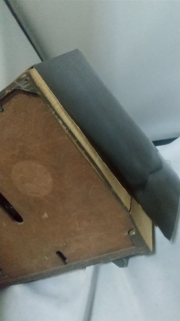 昭和時代/古い木製箱ナショナルスーパー真空管ラジオBX-730/ジャンク