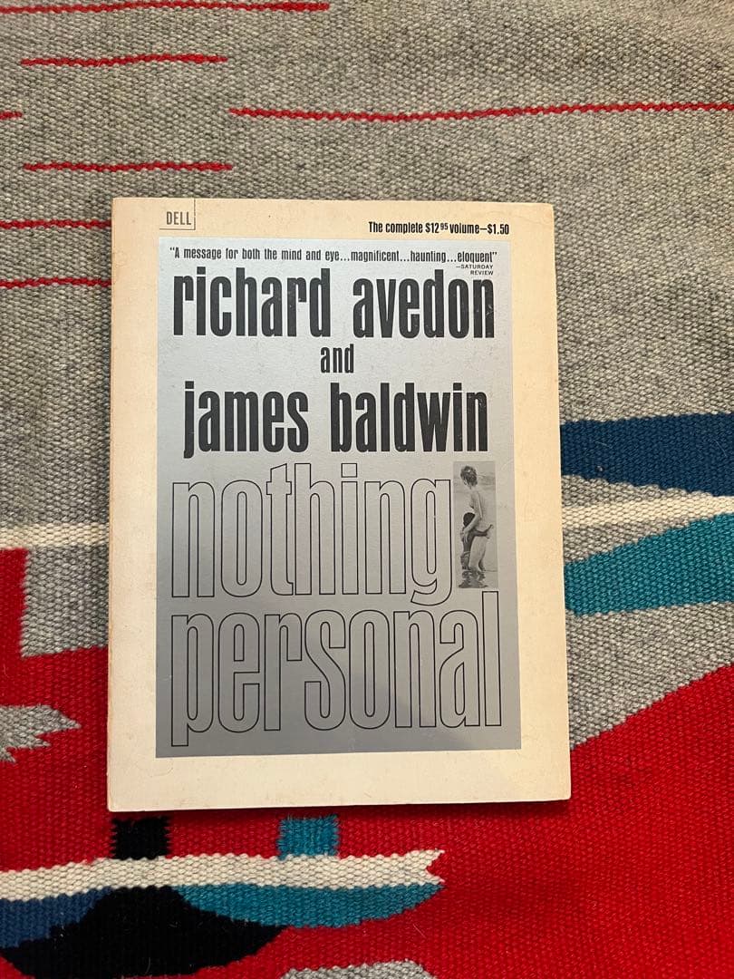 アート・デザイン・音楽 Nothing Personal Richard Avedon Richard Avedon, James Baldwin. Nothing Personal: Avedon, Richard