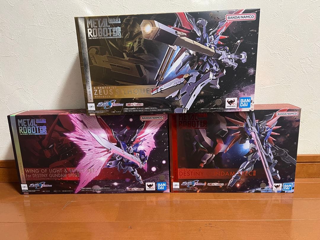 L ROBOT魂 デスティニーガンダムSPECⅡセット　開封済み SEED FREEDOM』デスティニーガンダムSpecIIがMETAL ROBOT魂で