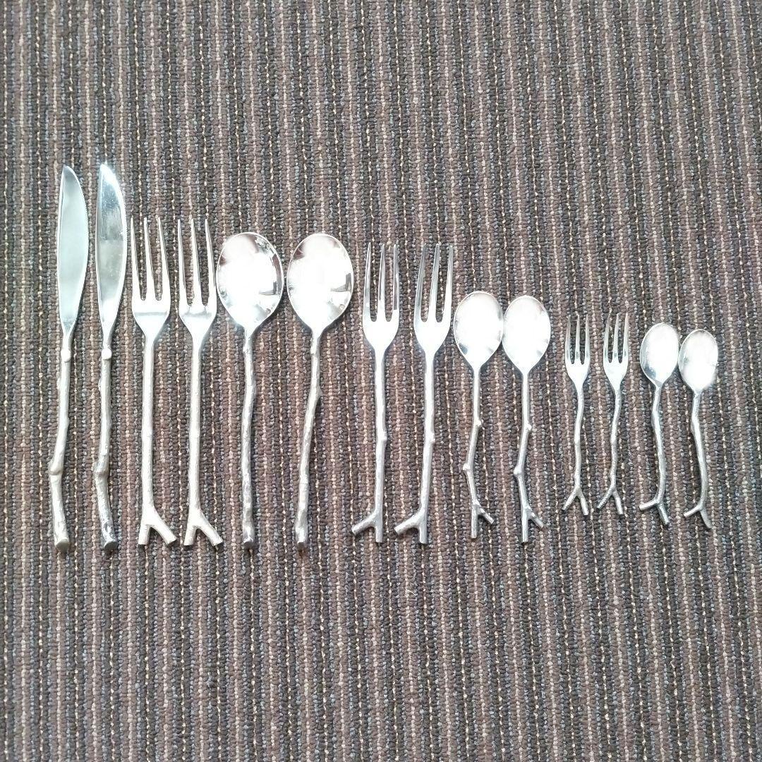 Michael Aram　マイケルアラ厶　Twig　カトラリーセット　全14本 Twig 5-Piece Flatware Set – Michael Aram