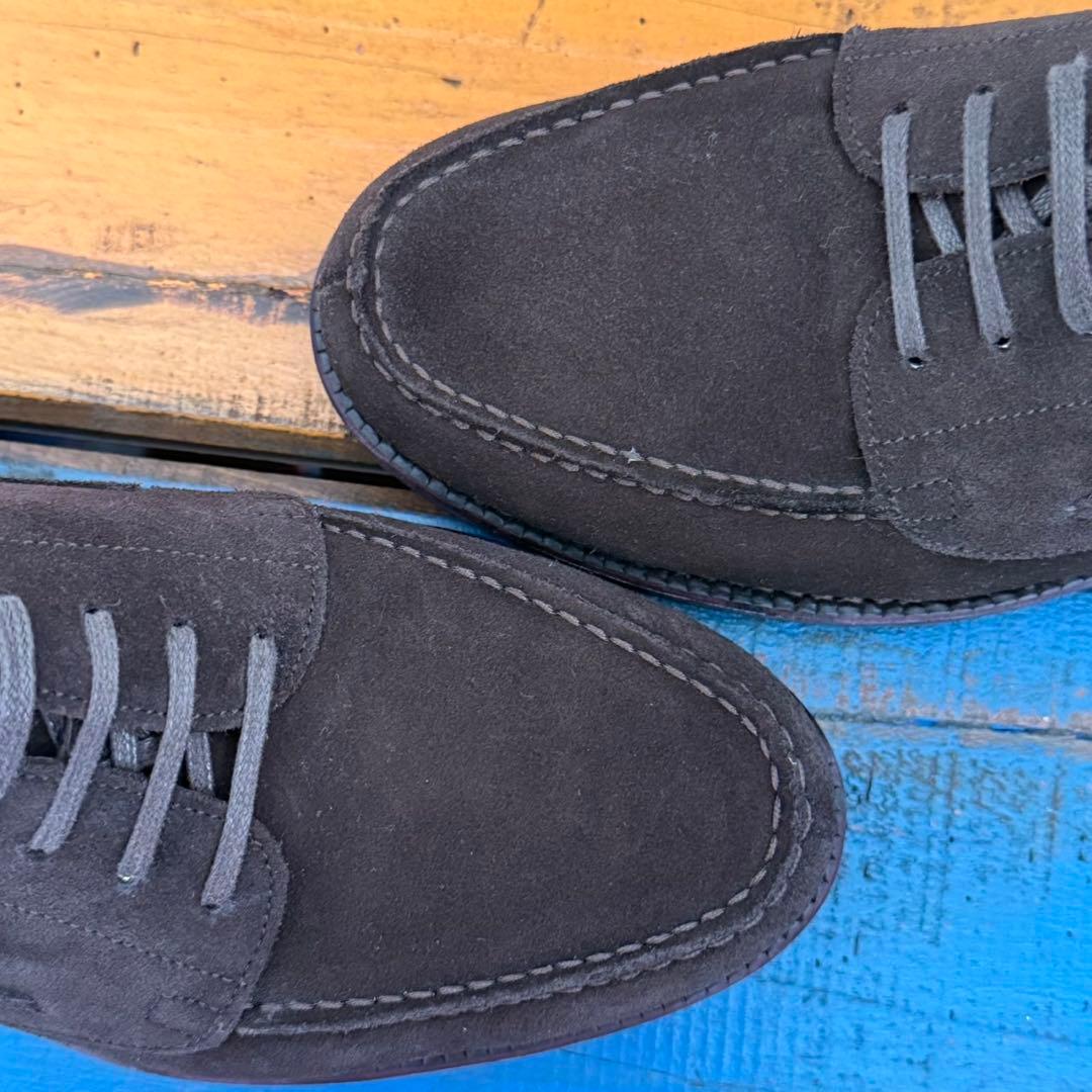 1度使用の極美品【Jalan Sriwijaya】4アイレット スエードモカシン