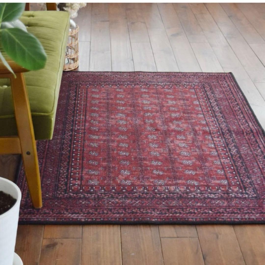 匿名配送 新品 未使用品 TOCO LIFE ヴィンテージ風ラグ ヴィンテージ風ラグ TOCORU Series AFGHUN ループ レッド– ラグと