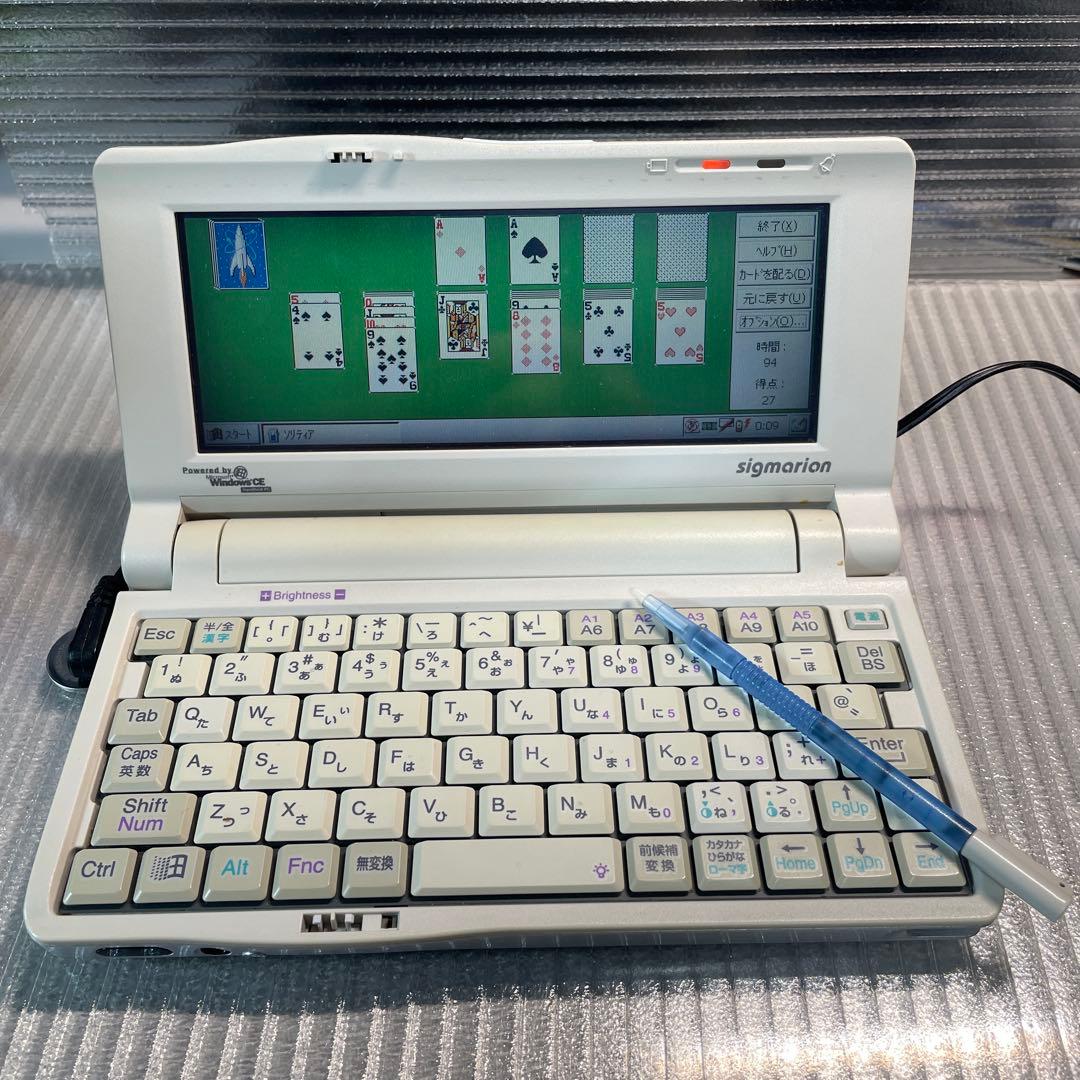 【レトロPC・完動品】NTTドコモ「シグマリオン（sigmarion）」 レトロPC・完動品】NTTドコモ「シグマリオン（sigmarion）」