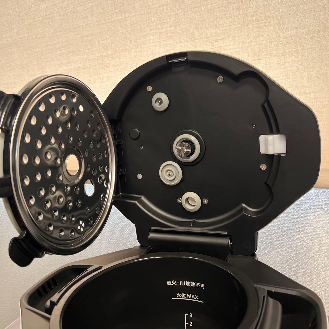 【美品】SHARP 水なし自動調理鍋 ホットクック 1.6L KN-HW16H