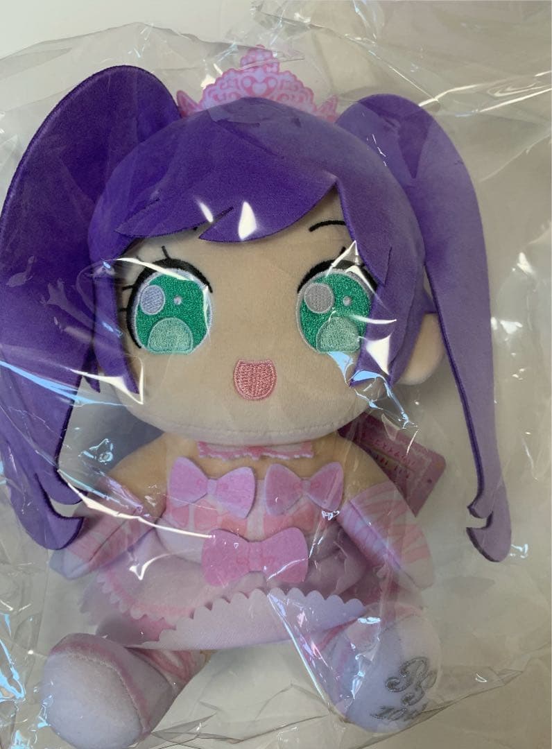 真中らぁら 新品 おすわりぬいぐるみ プリパラ パラダイスコーデ