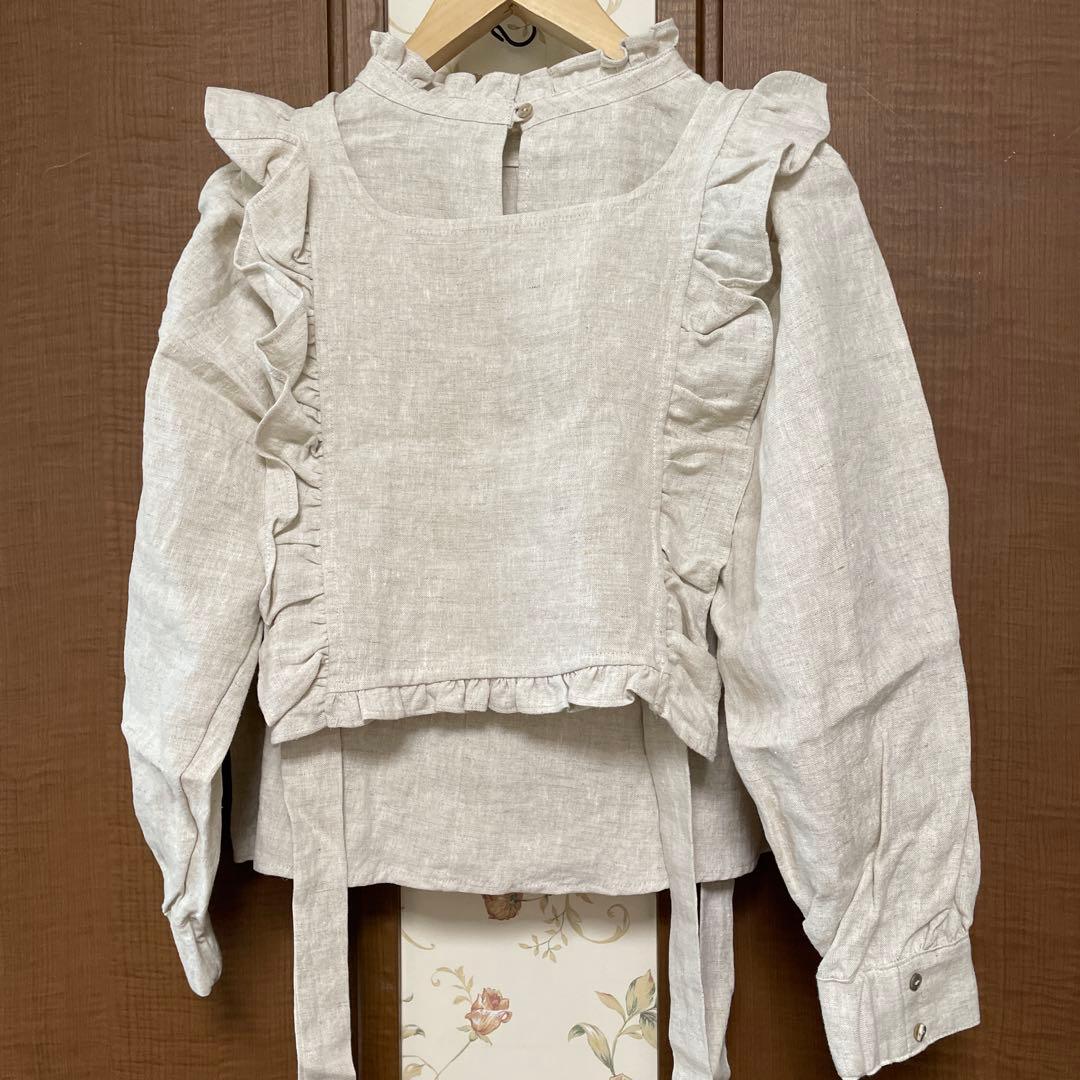 ANESAN様専用新品サマンサモスモス立川限定 ベスト付きブラウス キナリ