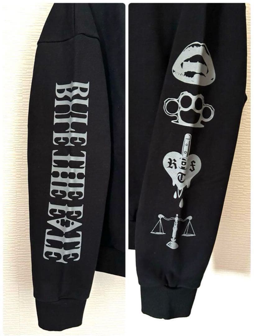 新品】ルールザフェイト RULE THE FATE トレーナー スウェット 黒