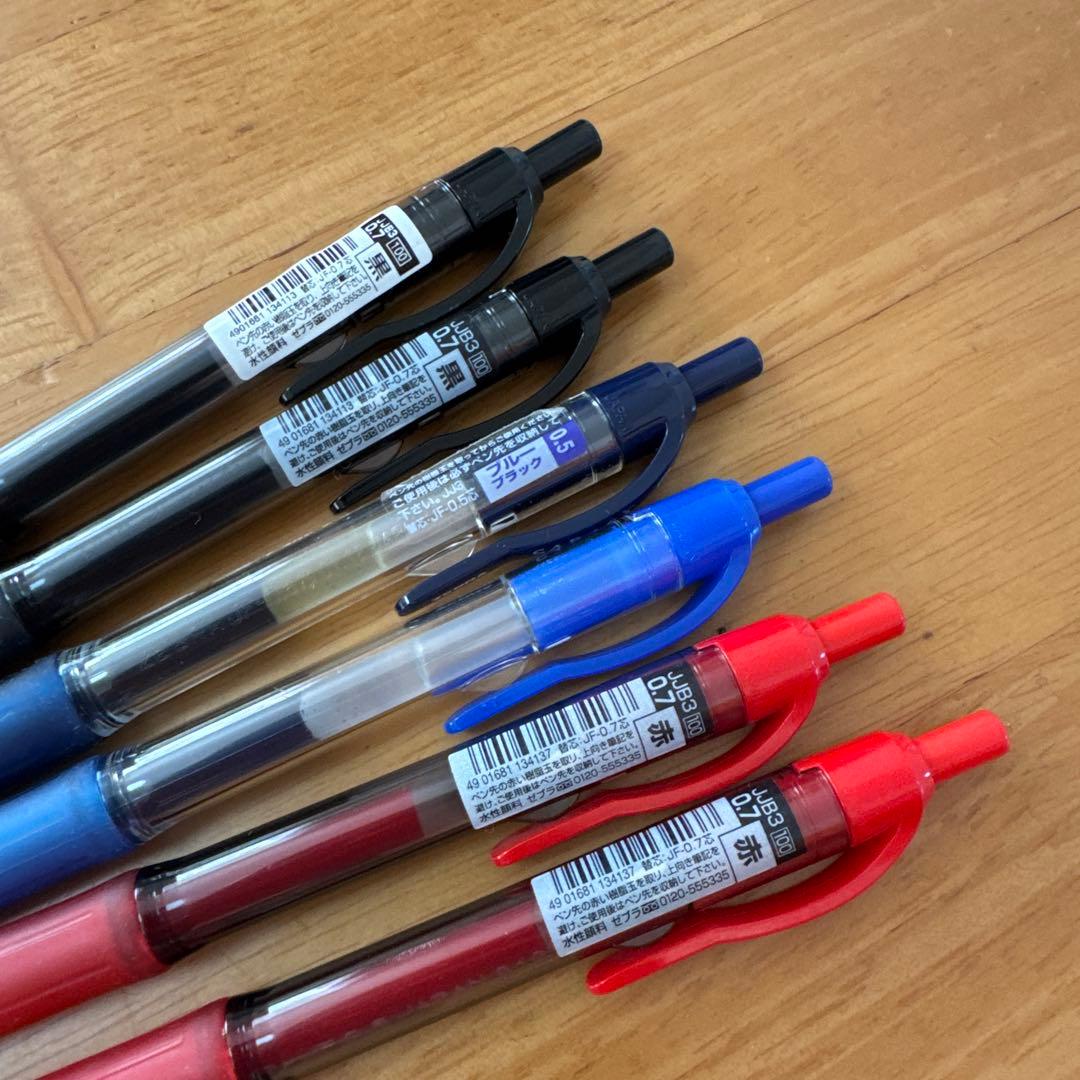 廃盤 ゼブラ SARASA サラサ 旧型 ボールペン 6本セット ペン回し