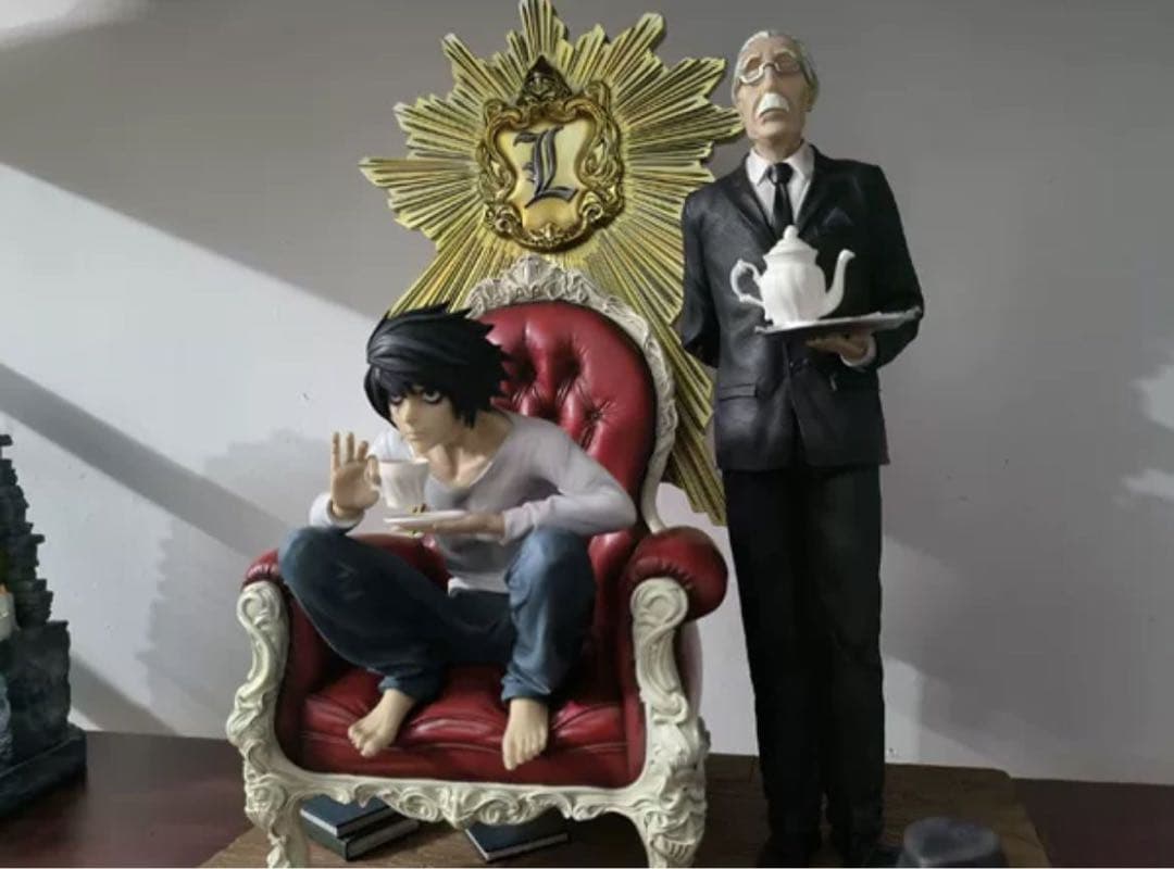 デスノート エル・ローライト L ガレージキット ガレキ スタチュー①