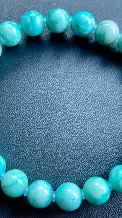 最高品質 超希少幻の宝石 愛に満ちた究極の癒し ジェムシリカのブレス