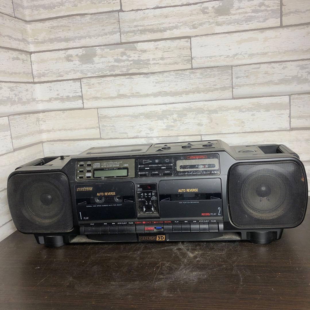 AIWA CDステレオラジオカセットレコーダー CSD-XR70 - メルカリ