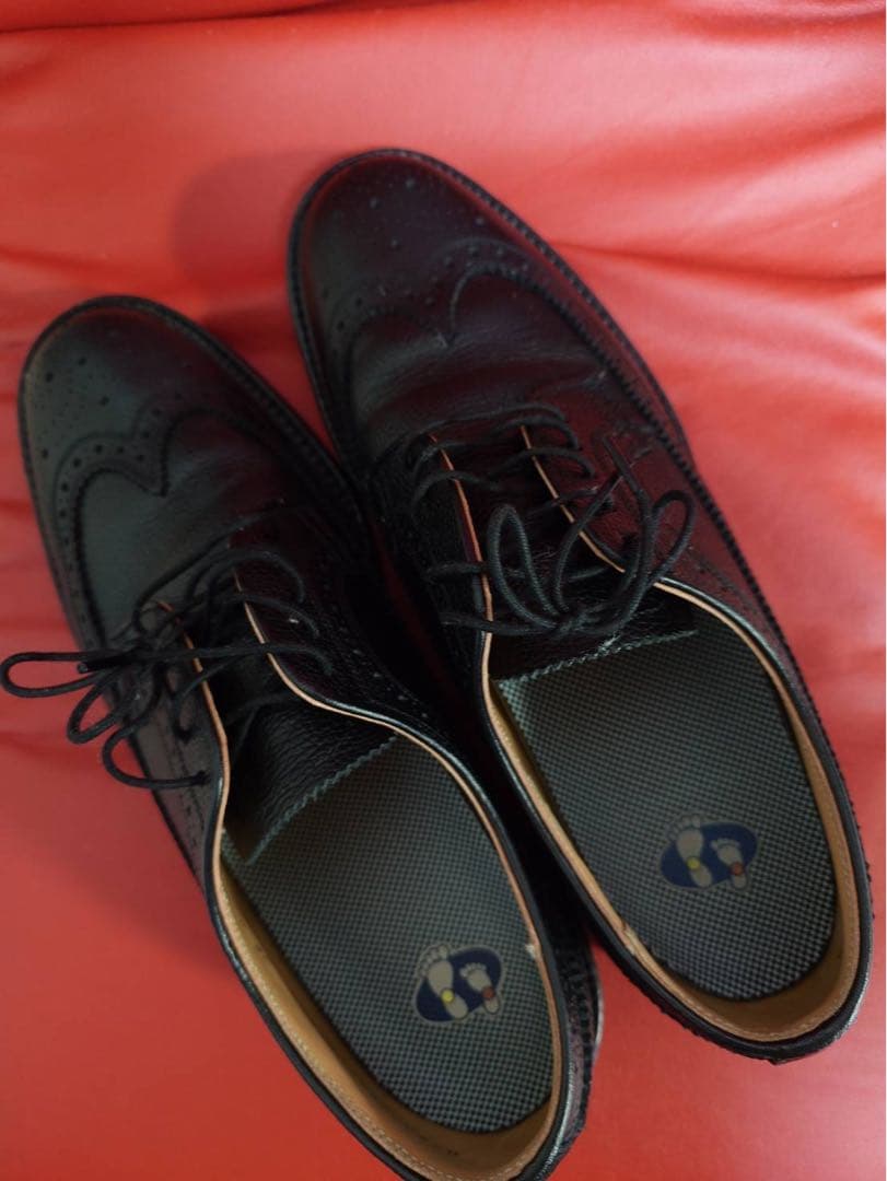 【ほぼ未使用・美品】REGAL 2589 黒 25.5cm ウィングチップ 革靴