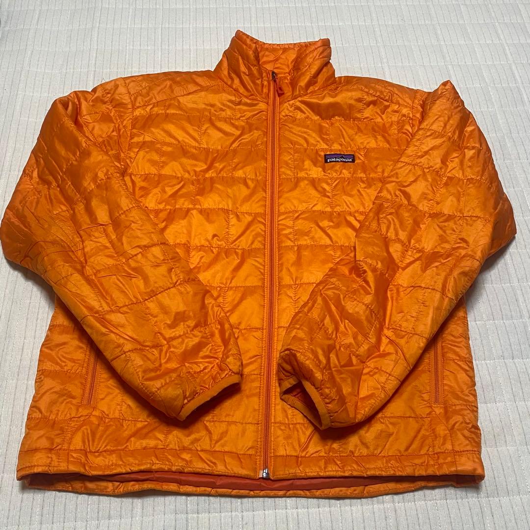 パタゴニア ナノパフジャケット オレンジ - メルカリ