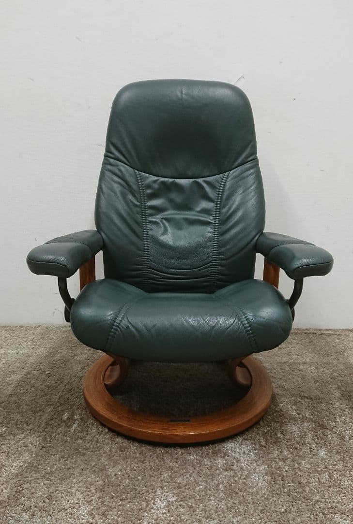 エコーネス コンサル ストレスレスチェア リクライニングソファ 回転 エコーネス ストレスレスチェア＆オットマン コンサルクラシック 本革