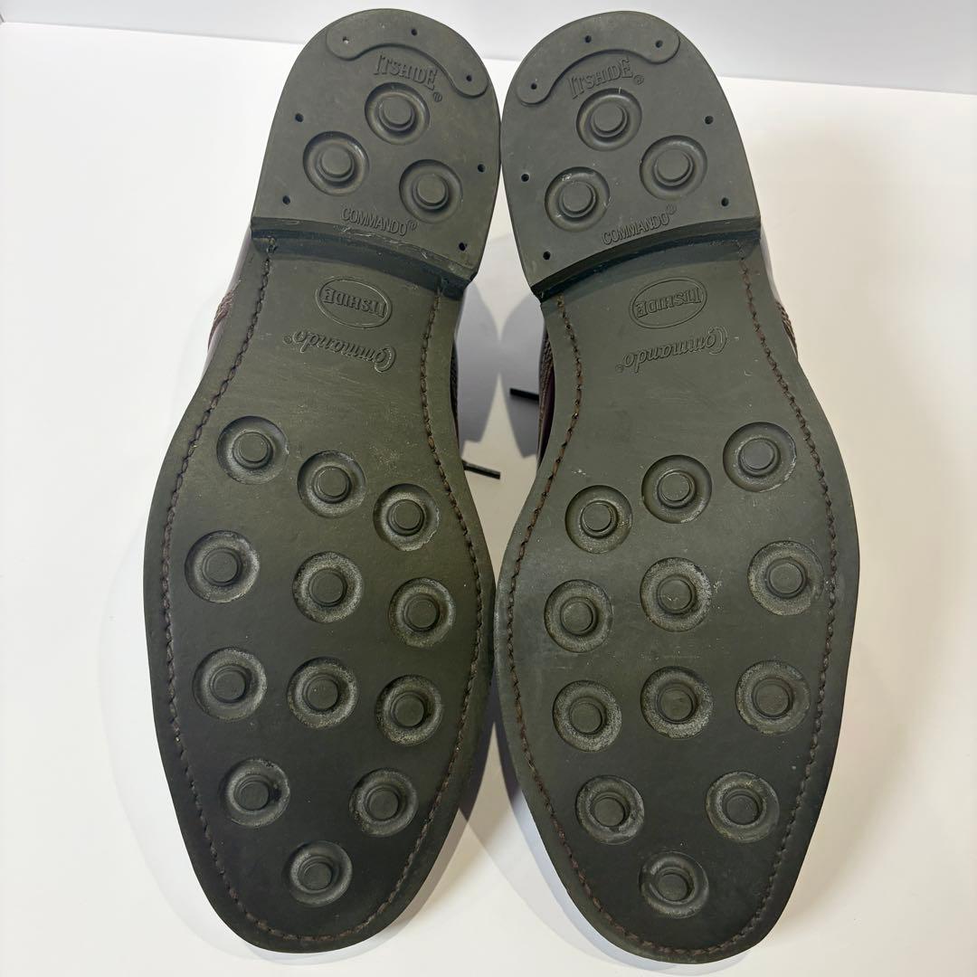 美品】サンダース ミリタリーダービーシューズ 8803R ダークブラウン