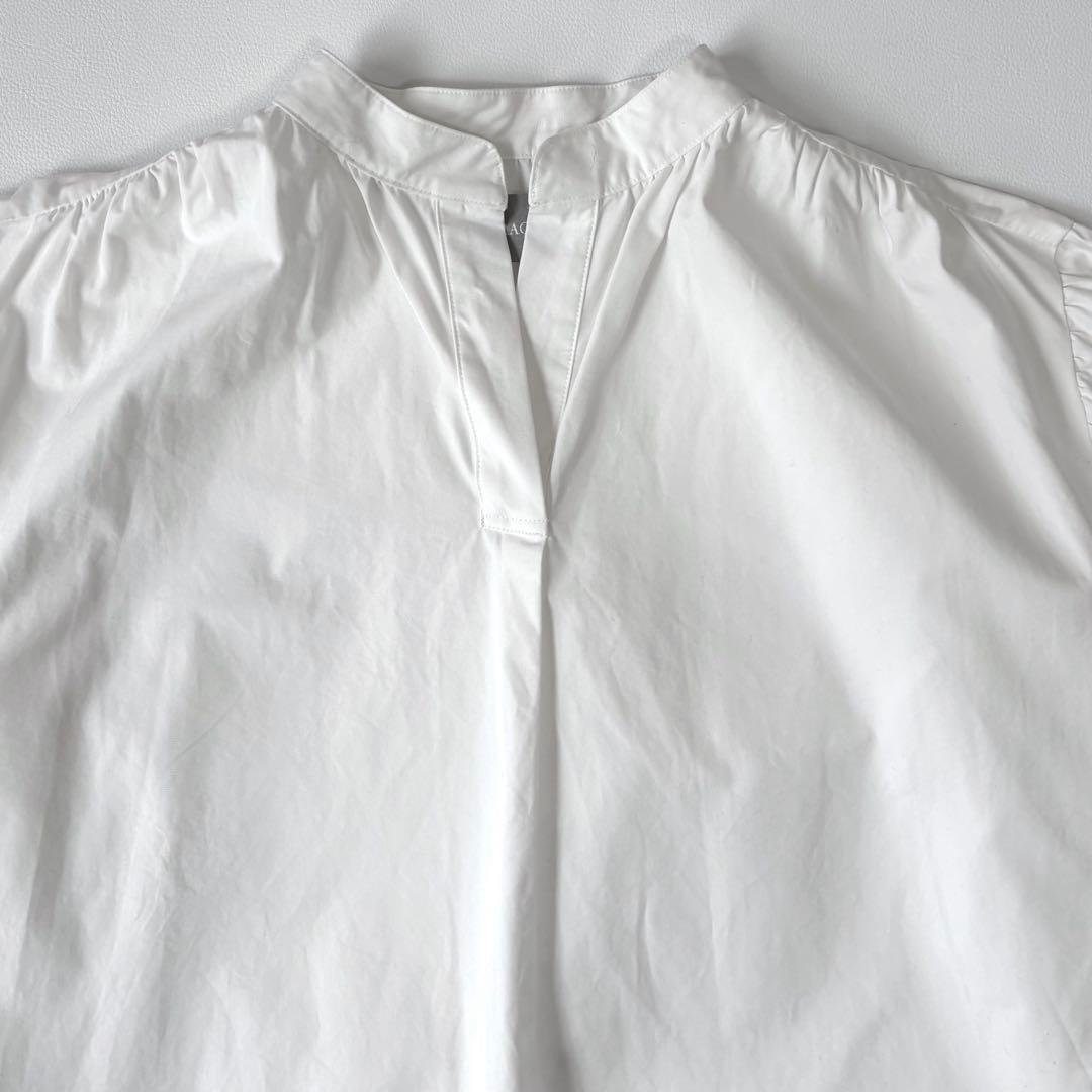 GRACEGRAY グレイスグレイ ギャザープルオーバーシャツ - メルカリ