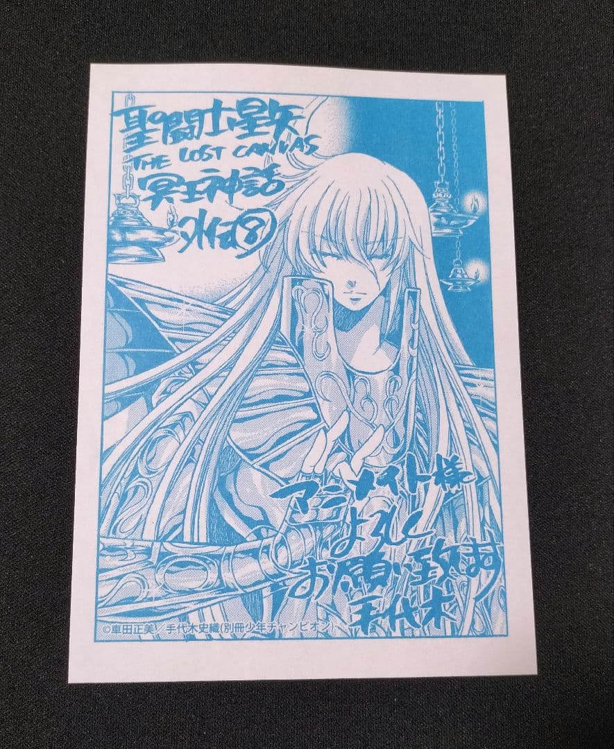 聖闘士星矢 THE LOST CANVAS 冥王神話 外伝 特典イラストペーパー