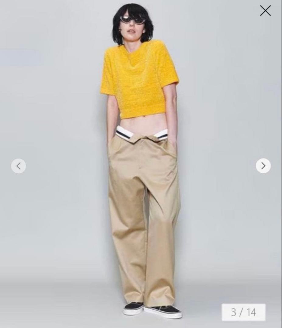 美品】＜6(ROKU)＞コットン チノ パンツ ベージュ 36 ロク チノパン