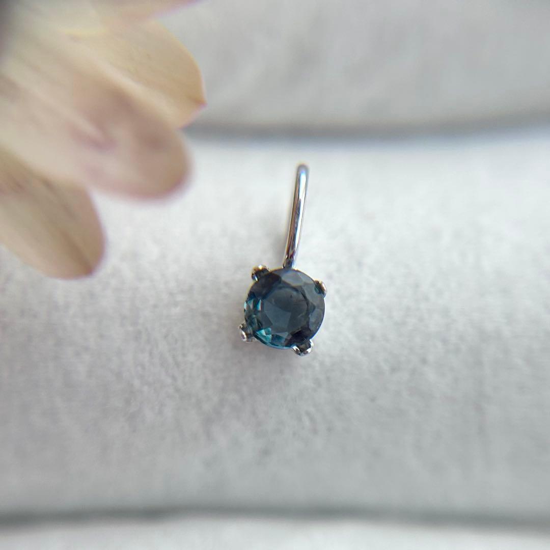 mc⑥ プロフィールご一読ください！ 天然アレキK10WGペンダントトップ アレキサンドライト Prego プレーゴ 鍵ペンダントトップ チェーン無し