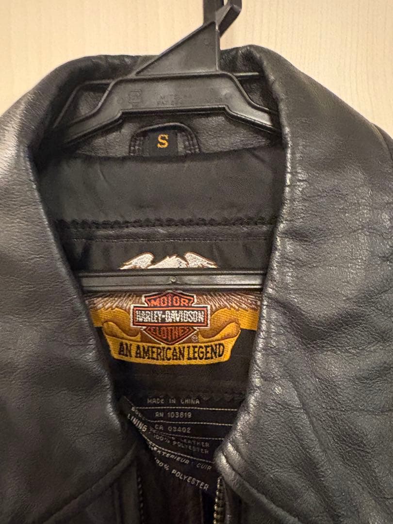 ハーレーダビッドソン バックロゴジップアップ シングルライダース