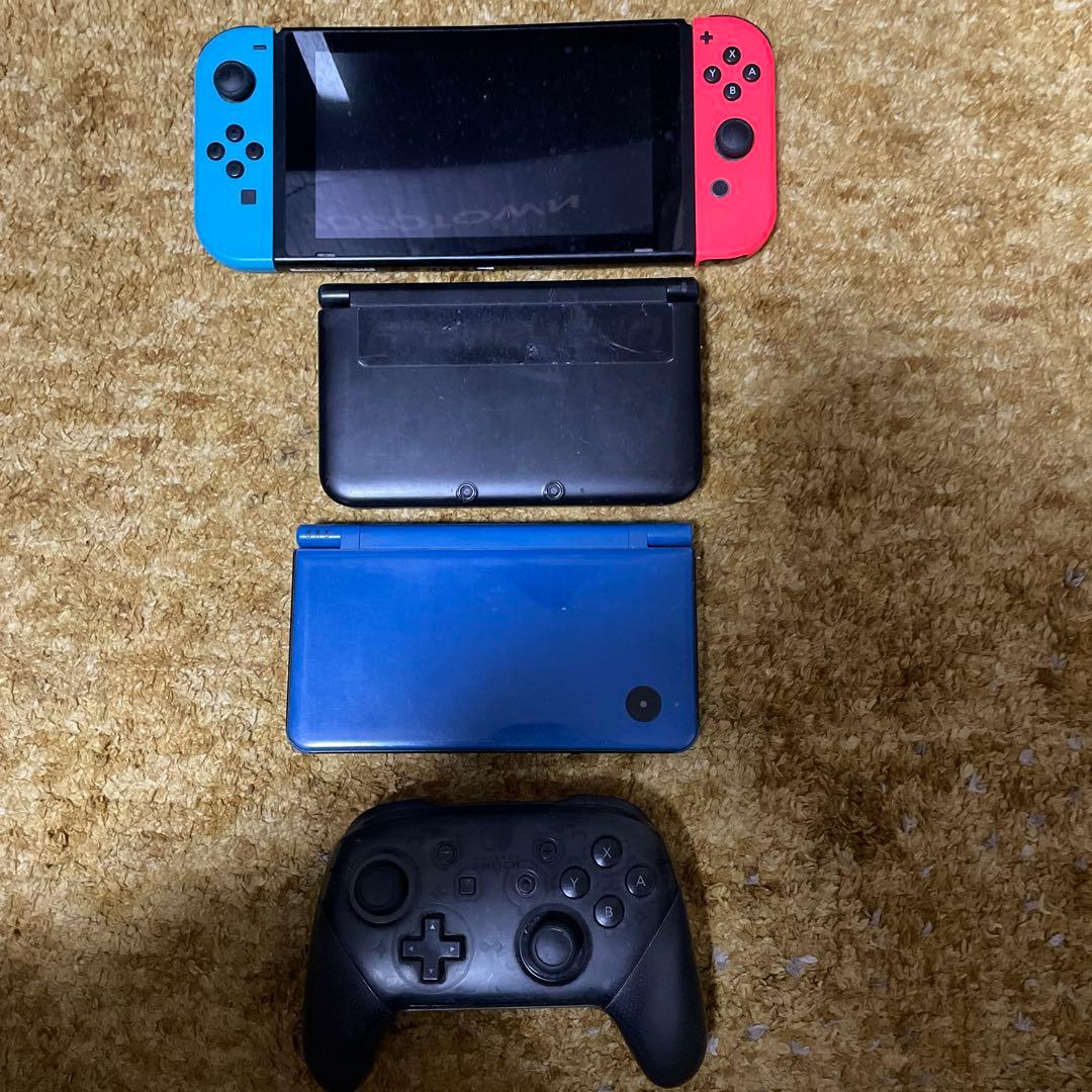 Nintendo Switch 本体 青/赤 + 3DS 黒/青等色々詰め合わせ Nintendo スイッチ 赤/青の買取・質預かり｜大阪の質屋マルカ