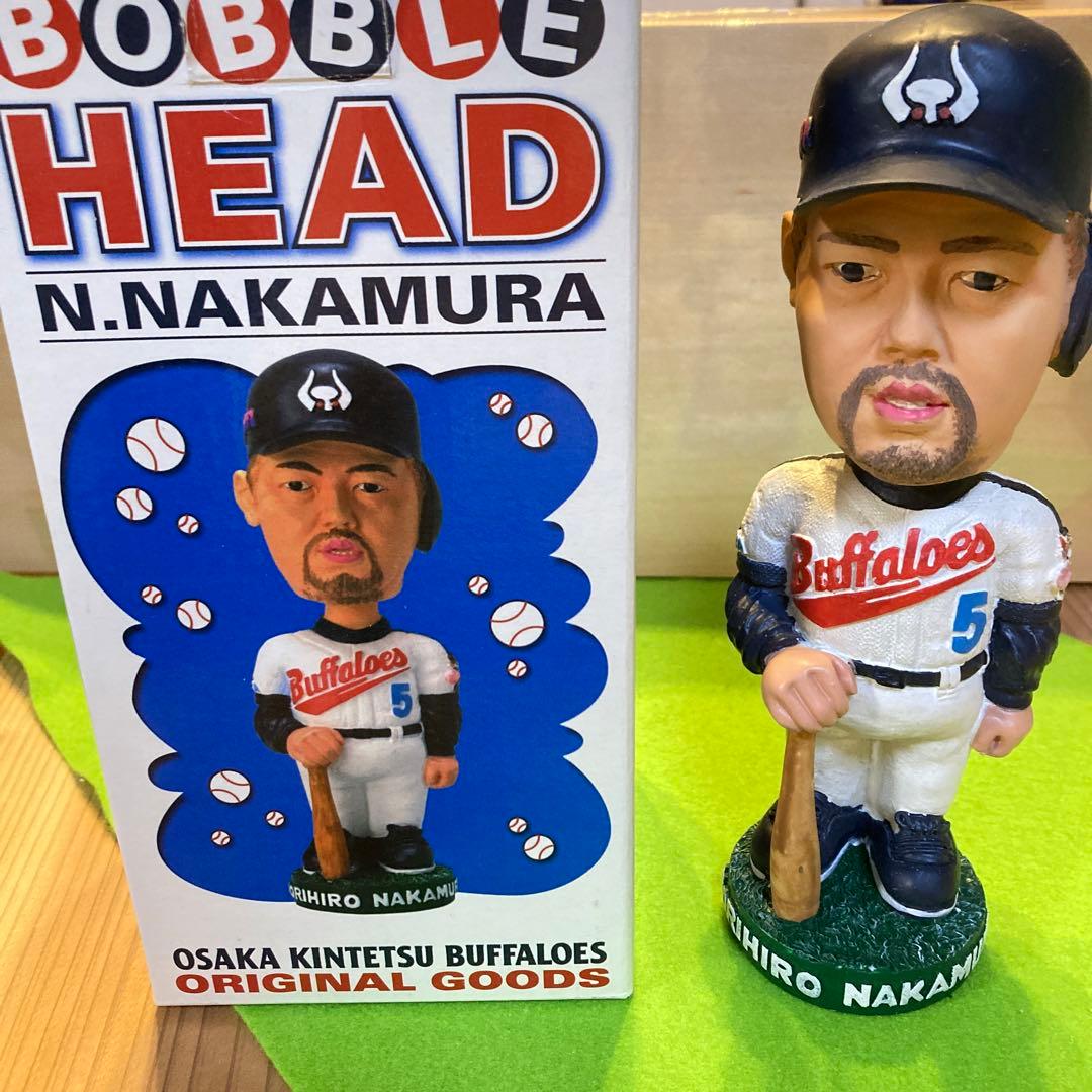 大阪近鉄バファローズ ボブルヘッド 中村 - メルカリ