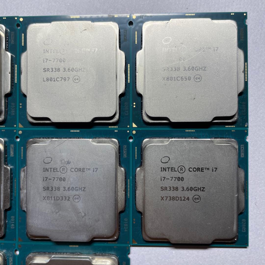 Intel Core i7-7700 CPU 3.60GHz ①