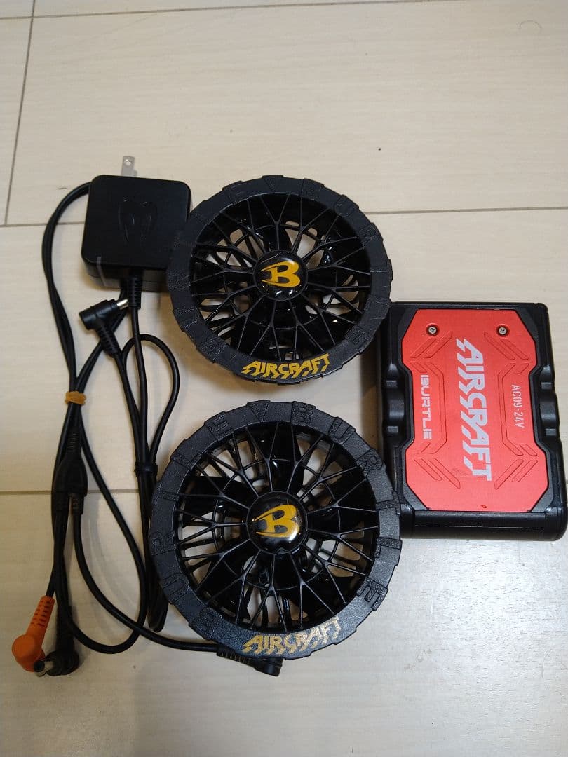 バートル ファン バッテリーセット おまけ付き バートルエアークラフト ファンバッテリーセット（AC08＋AC08-1