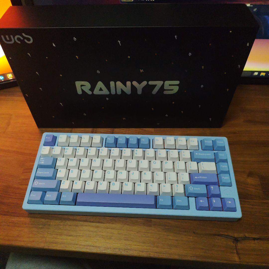 wobkey RAINY75 pro キーボード 本体 WOBKEY Rainy75 Pro ブルー Rainy75 Pro - 製品詳細 | パソコンSHOP