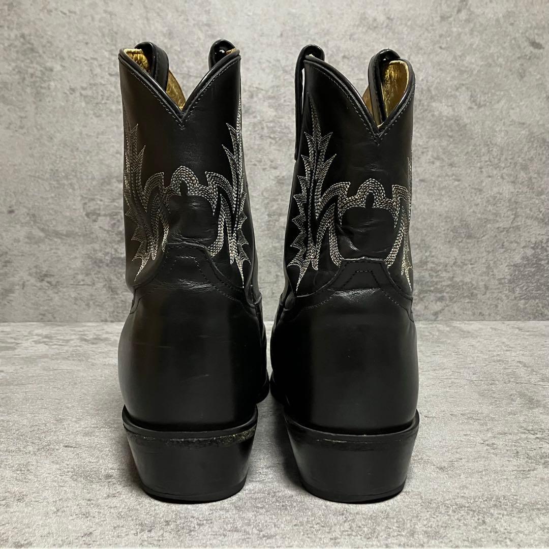 極美品 トニーラマ ウエスタンブーツ ショート丈 ブラック メキシコ製