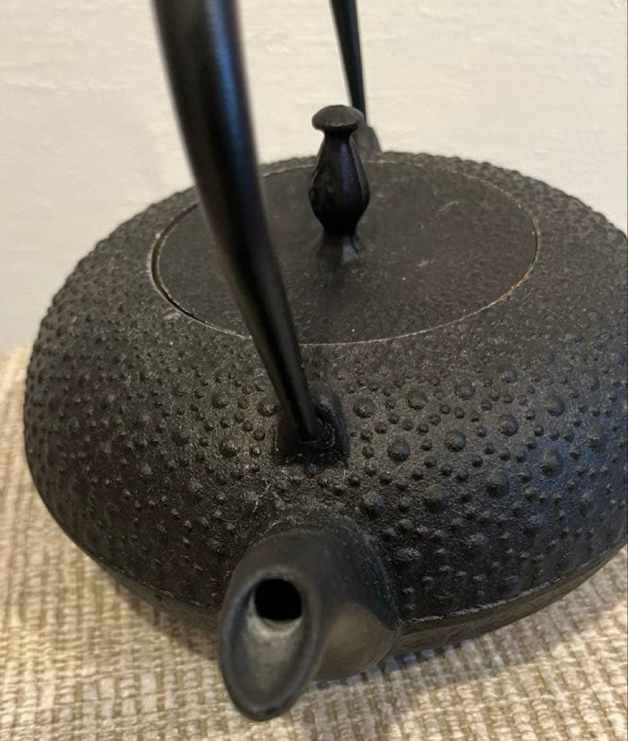 及源 南部鉄器 鉄瓶 東雲亀甲 1.0L IH対応 H-200