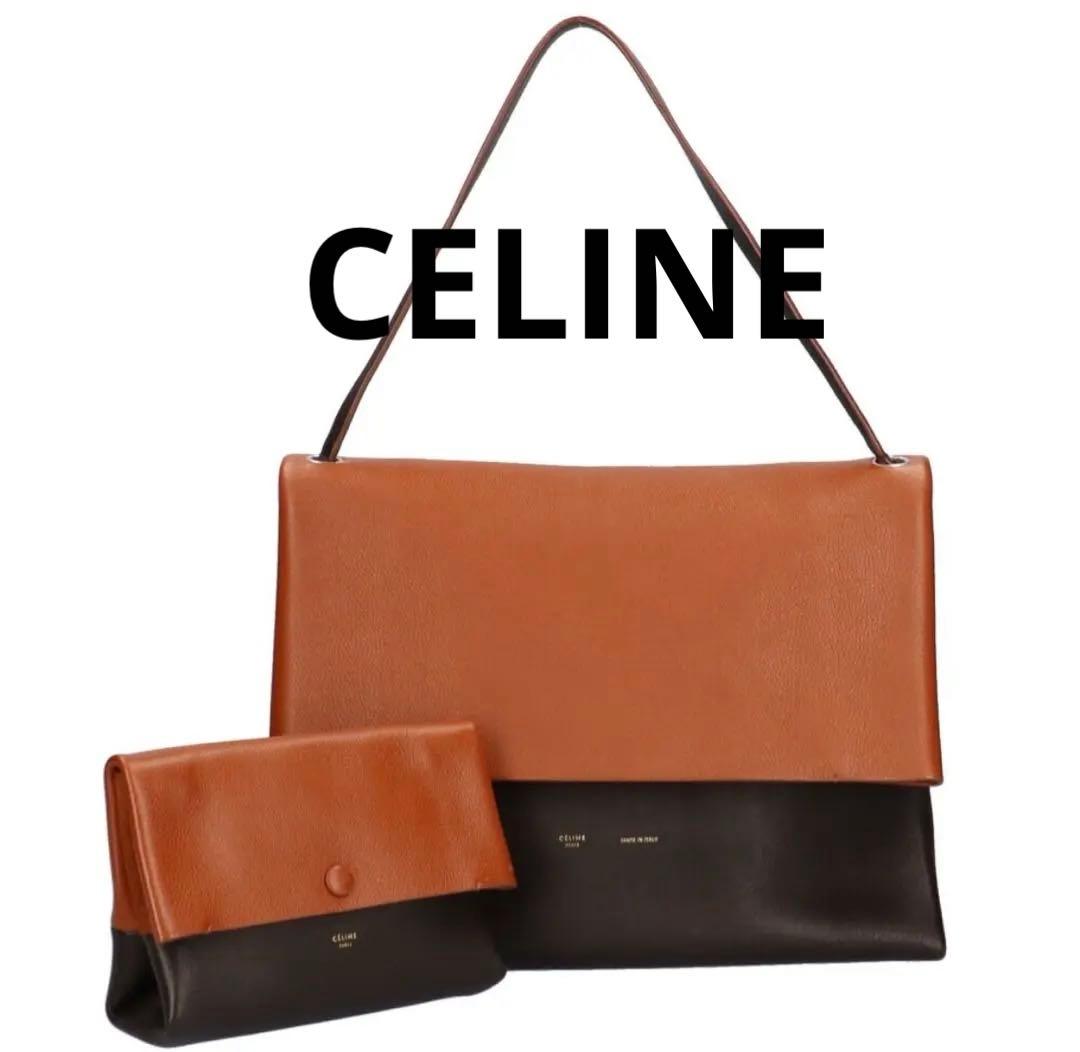 新品　セリーヌ　CELINE オールソフト ショルダーバッグ レザー ブラウン 楽天市場】セリーヌ オールソフト（レディースバッグ｜バッグ