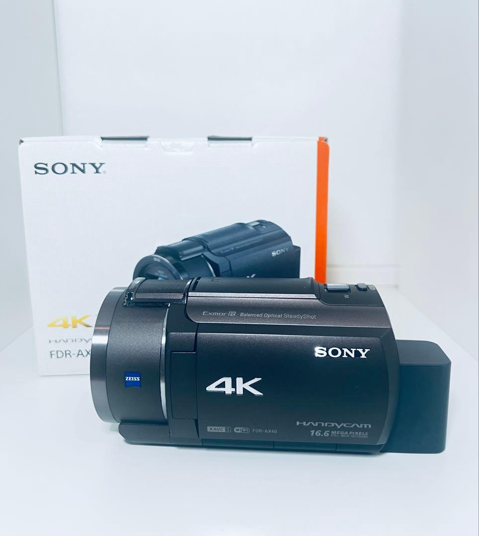 【SONY ソニー】FDR-AX40 4K ビデオカメラ ブロンズブラウン FDR-AX40 ビデオカメラ ブロンズブラウン [4K対応] SONY｜ソニー 通販
