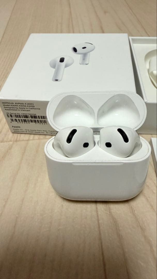 AirPods 4 ANC（アクティブノイズキャンセリング機能搭載） アクティブノイズキャンセリング搭載AirPods 4 - 技術仕様 - Apple