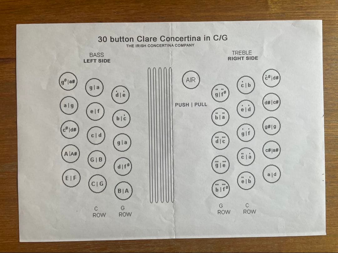 The Irish Concertina Companyアングロコンサーティーナ - メルカリ