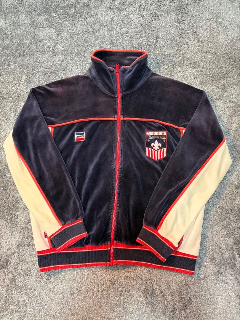 90s USA Levi's×DOAGON ASH ベロアトラックジャケット - メルカリ