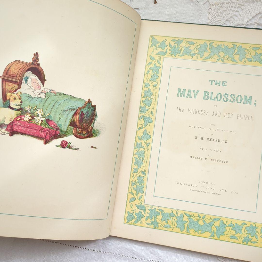 超稀少1881アンティーク絵本 洋書古書 児童書 ヴィクトリアン 初版本