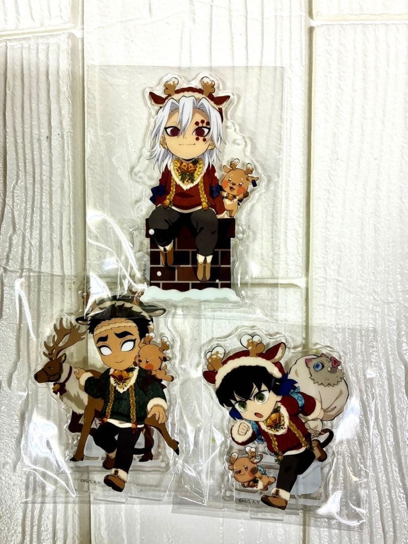 鬼滅の刃 クリスマス2025アクリルスタンド 宇髄天元 伊之助 悲鳴嶼