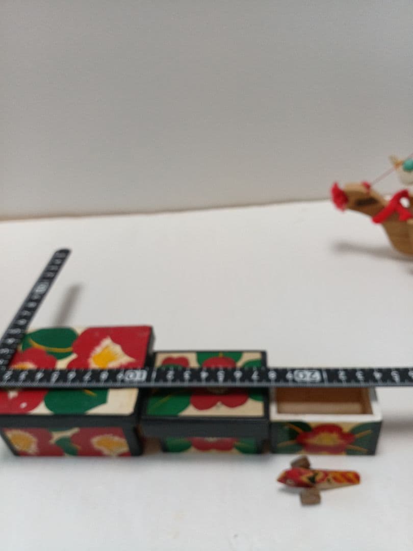 郷土玩具鹿児島神宮化粧箱羽子板 坊津唐カラ船熊本化粧箱3個(1個蓋無