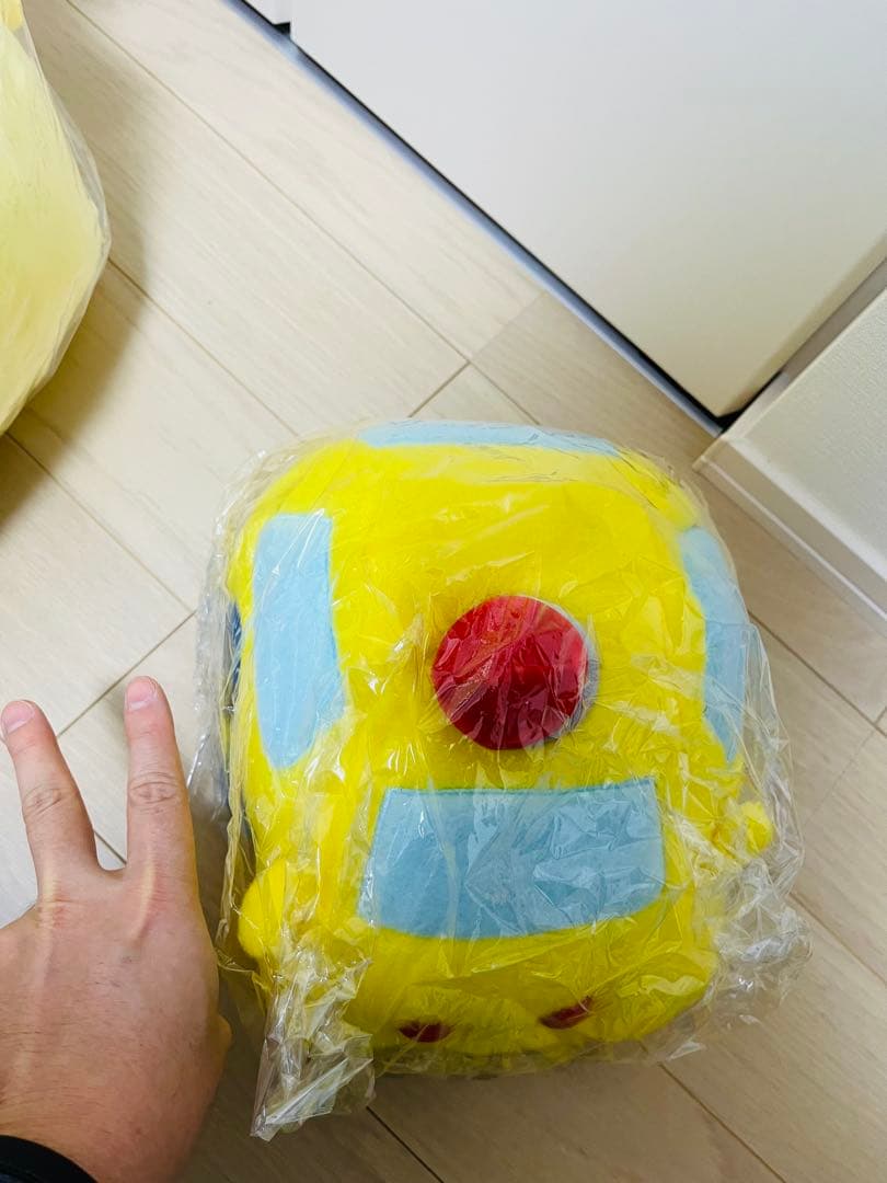 希少☆新品☆サンリオ 特大ぬいぐるみ ギガジャンボ ポムポムプリン ＋