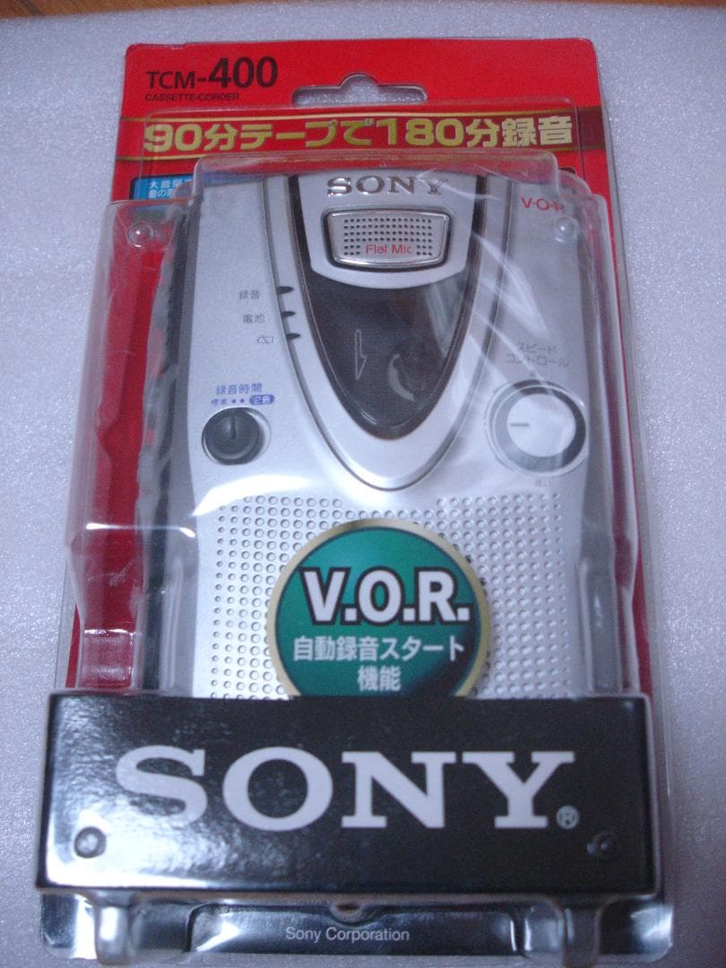 SONY カセットコーダー(カセットテープレコーダー)／TCM-400 Amazon.co.jp: SONY カセットコーダー TCM-400 C TCC : 家電＆カメラ
