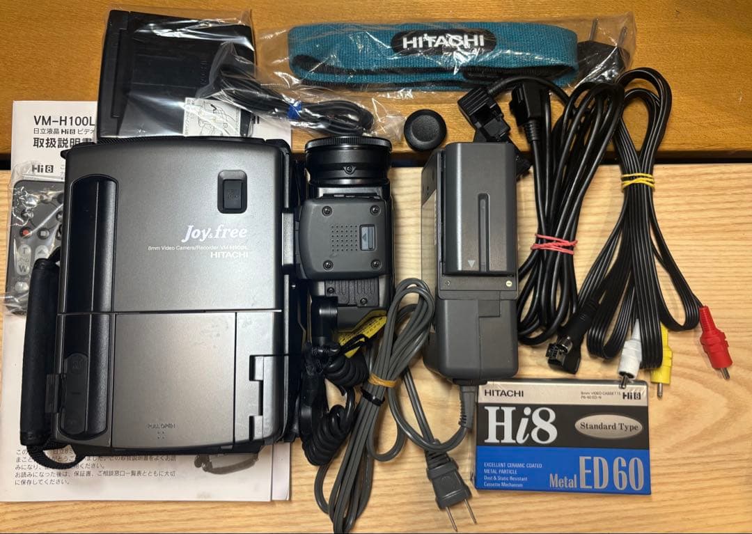 正常動作確認美品◇日立ビデオカメラ Hi8 VM－H100L はなれワザ