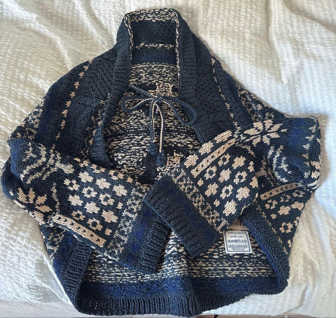 45R ハンドニットのボレロ（インディゴ） - メルカリ