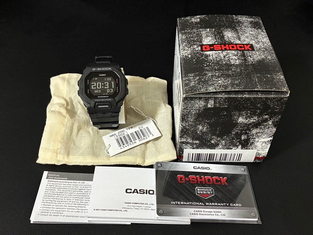 【当日発送】G-SHOCK G-SQUAD GBD-200-1DR G-SQUAD G-SHOCK Gショック スマートフォンリンク カシオ CASIO