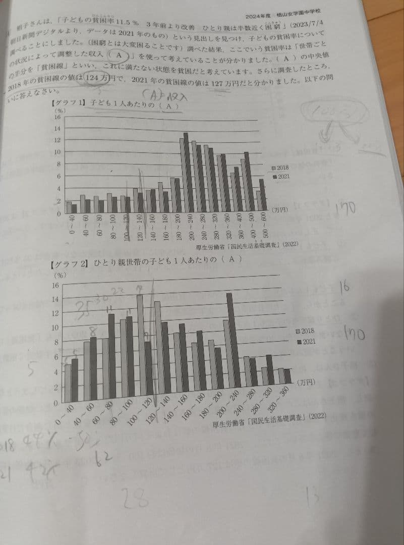 2025年度私立中学校入試問題集セット 過去問 名進研 - メルカリ